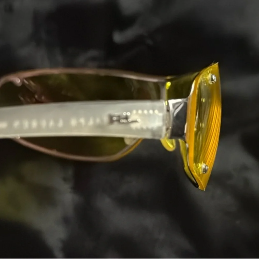 Ralph Lauren Yellow Sunglasses Sporty Design